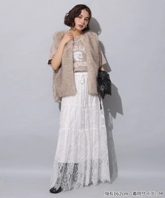 Arpege story(アルページュストーリー) |総レース2WAYスカート