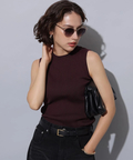Arpege story ノースリーブニット アルページュ ストーリー Arpege story フラッフィーノースリ