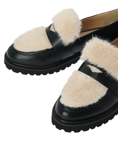 Arpege story(アルページュストーリー) |フェイクミンクコンビローファー