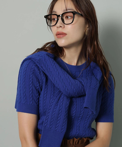 美品 Arpege story ケーブルアンサンブル グリーン Mサイズ ケーブルアンサンブル | アンサンブル | Arpege story