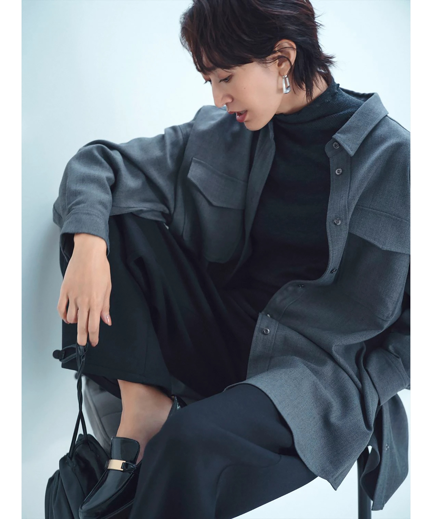 ウールダブルクロスBigシャツ | シャツ・ブラウス | Arpege story