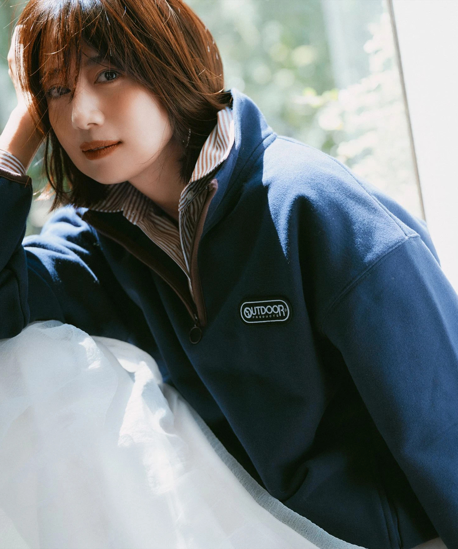 新品Arpege story玉川高島屋限定OUTDOORハーフジップスウェット OUTDOOR PRODUCTS〉別注ハーフジップスウェット | Tシャツ