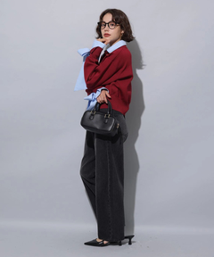 Arpege story(アルページュストーリー) |シャツドッキング襟付きカーデ