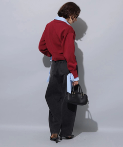 Arpege story(アルページュストーリー) |シャツドッキング襟付きカーデ