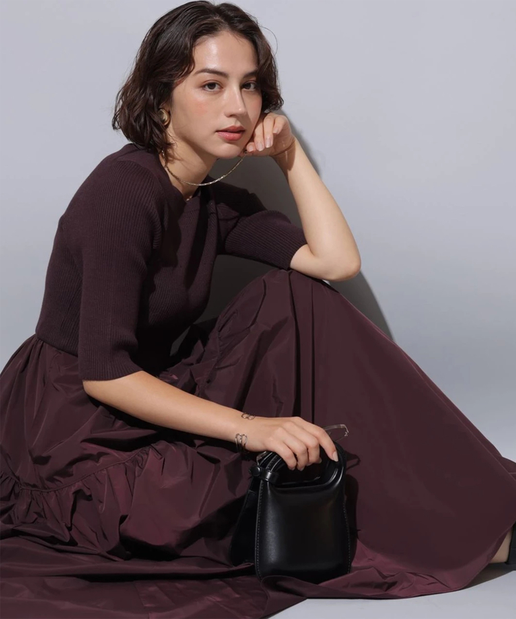 Arpege story アルページュストーリー フラップドッキングワンピース スタッフコーディネート】フラップドッキングワンピース｜shiori