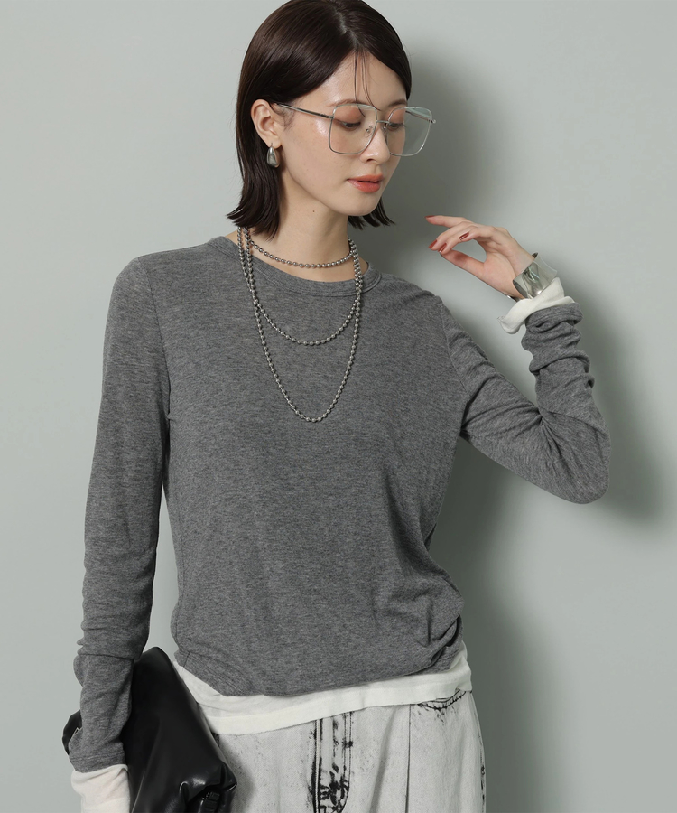 Arpege story 配色シアーロンT 配色シアーロンT | Tシャツ・カットソー | Arpege story