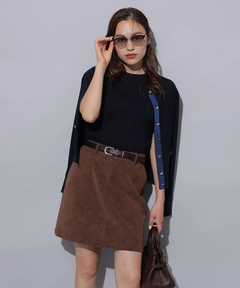 Arpege story(アルページュストーリー) |フェイクレザーミニスカート