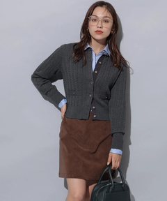 Arpege story(アルページュストーリー) |フェイクレザーミニスカート