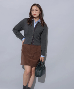 Arpege story(アルページュストーリー) |フェイクレザーミニスカート