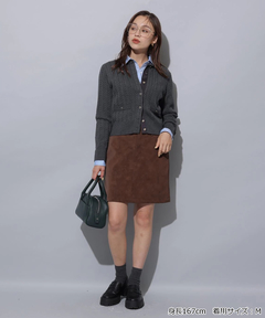 Arpege story(アルページュストーリー) |フェイクレザーミニスカート