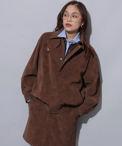 Arpege story(アルページュストーリー) |フェイクレザーミニスカート