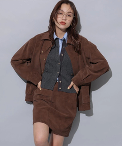 Arpege story(アルページュストーリー) |フェイクレザーミニスカート