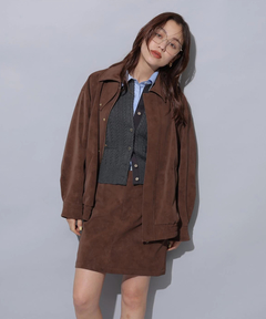 Arpege story(アルページュストーリー) |フェイクレザーミニスカート