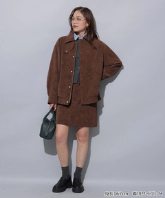 Arpege story(アルページュストーリー) |フェイクレザーミニスカート