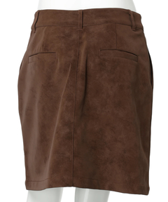 Arpege story(アルページュストーリー) |フェイクレザーミニスカート