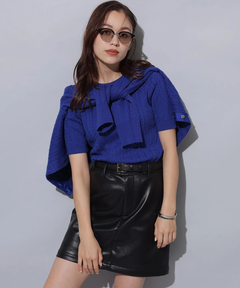 Arpege story(アルページュストーリー) |フェイクレザーミニスカート