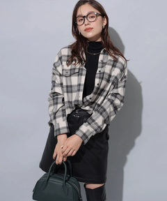 Arpege story(アルページュストーリー) |フェイクレザーミニスカート