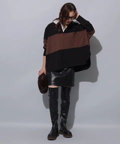 Arpege story(アルページュストーリー) |フェイクレザーミニスカート