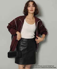 Arpege story(アルページュストーリー) |フェイクレザーミニスカート