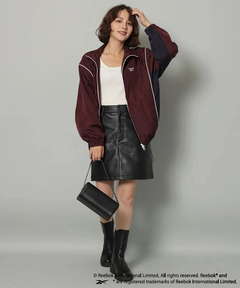 Arpege story(アルページュストーリー) |フェイクレザーミニスカート