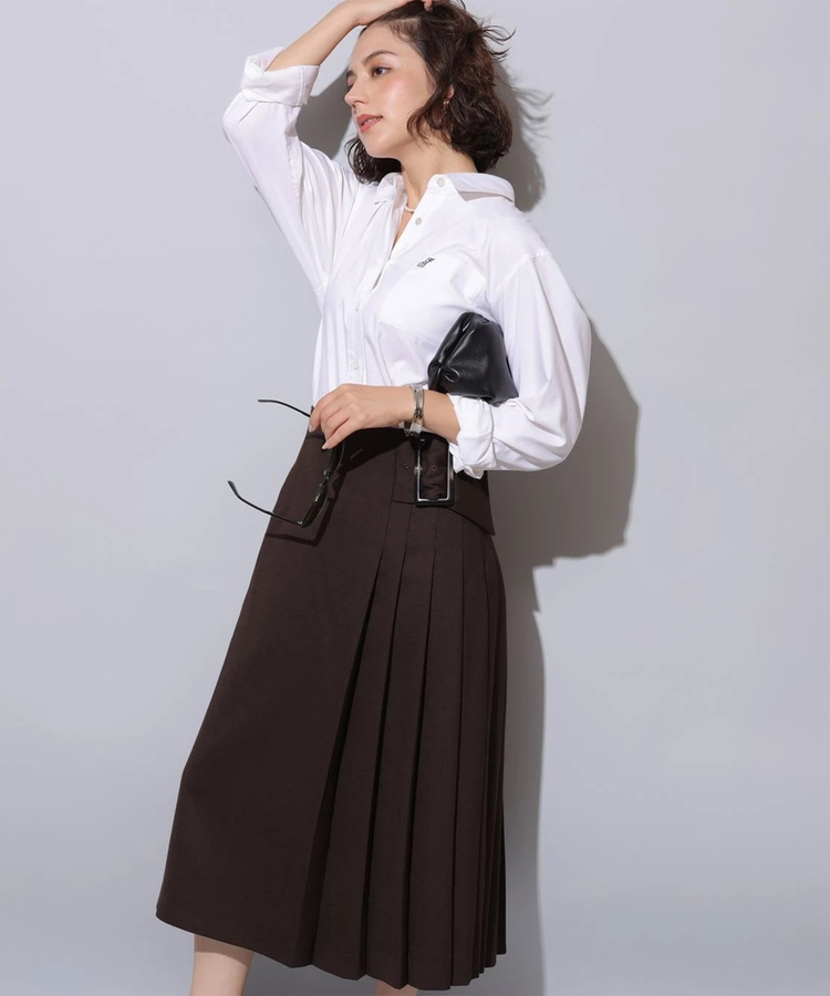 Arpege Story アルページュストーリー スカート 新品】アルページュストーリー フラッフィーギャザーフレア
