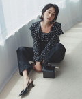 クロシェフリルトップス　アルページュ rienda | フリルクロシェKnit TOP (ニット ) |SHEL'TTER WEBSTORE