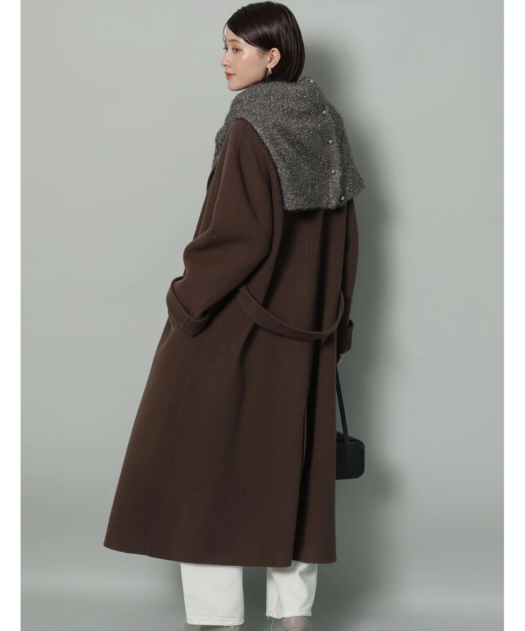 【美品】arpege story リバーカラーコート 店舗限定》リバーカラーコート | コート | Arpege story（アルページュ