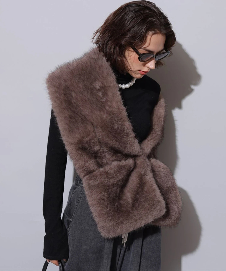 2WAYファーマフラー | ストール・マフラー・ティペット・スヌード