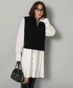 Arpege story(アルページュストーリー) |ハーフジップFURベスト