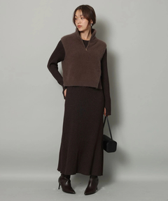 Arpege story(アルページュストーリー) |ハーフジップFURベスト