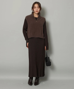 Arpege story(アルページュストーリー) |ハーフジップFURベスト