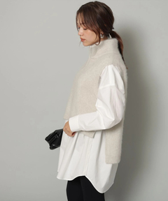 Arpege story(アルページュストーリー) |ハーフジップFURベスト