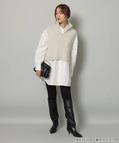 Arpege story(アルページュストーリー) |ハーフジップFURベスト