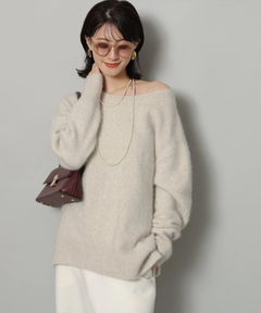 Arpege story(アルページュストーリー) |FUR2WAYロングニット