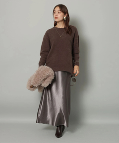 Arpege story(アルページュストーリー) |FUR2WAYロングニット