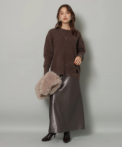 Arpege story(アルページュストーリー) |FUR2WAYロングニット