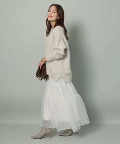 Arpege story(アルページュストーリー) |FUR2WAYロングニット