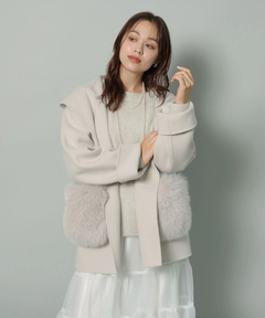 Arpege story(アルページュストーリー) |FUR2WAYロングニット