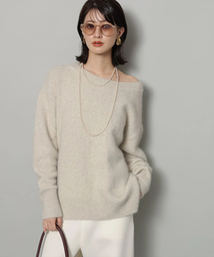 Arpege story(アルページュストーリー) |FUR2WAYロングニット