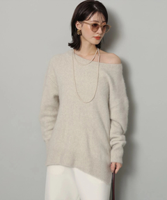 Arpege story(アルページュストーリー) |FUR2WAYロングニット