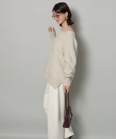 Arpege story(アルページュストーリー) |FUR2WAYロングニット