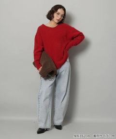 Arpege story(アルページュストーリー) |FUR2WAYロングニット