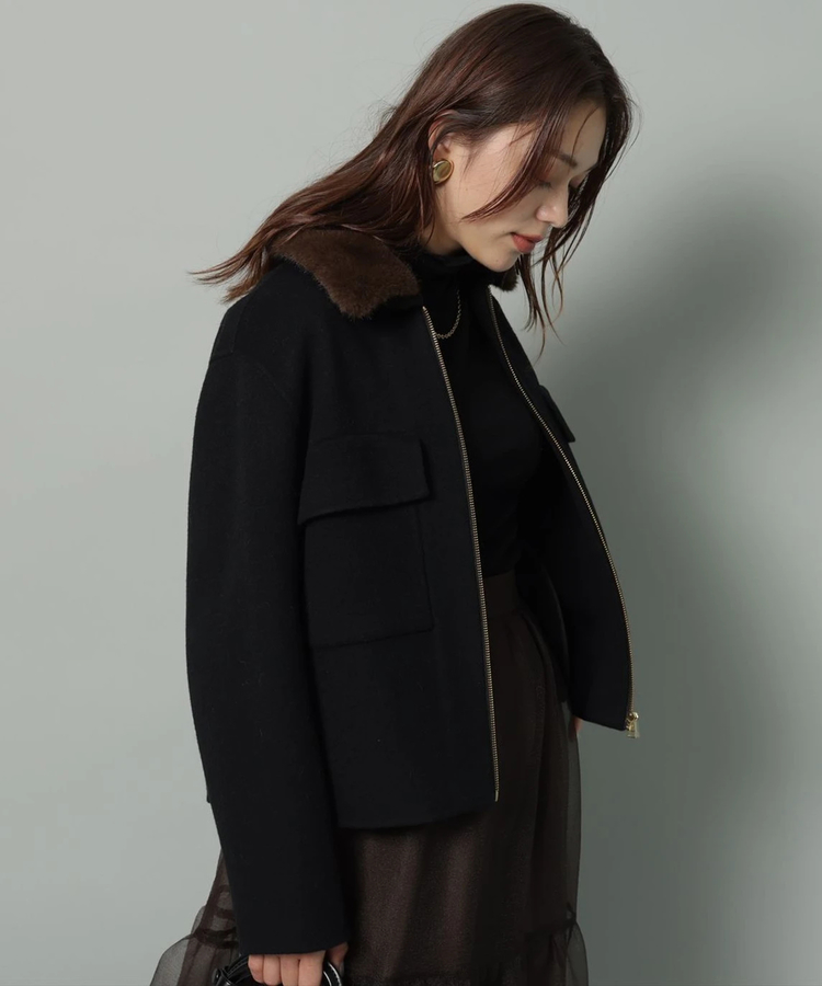 ファー付きBIGポケットリバーブルゾン | ブルゾン | Arpege story