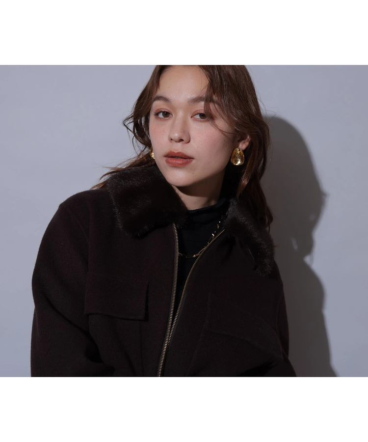 店舗限定》ファー付きBIGポケットリバーブルゾン | ブルゾン | Arpege