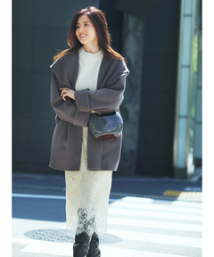 Arpege story(アルページュストーリー) |〈mi-mollet〉別注フードリバーミドルコート