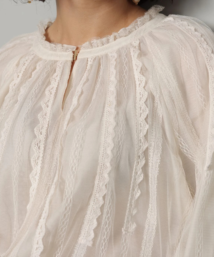 アルページュストーリー レースシャツ 刺繍レースブラウス | シャツ・ブラウス | Arpege story
