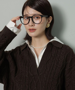 Arpege story(アルページュストーリー) |シャツドッキングケーブルニット