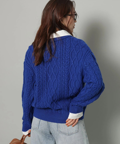 Arpege story(アルページュストーリー) |シャツドッキングケーブルニット