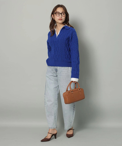 Arpege story(アルページュストーリー) |シャツドッキングケーブルニット