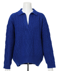 Arpege story(アルページュストーリー) |シャツドッキングケーブルニット